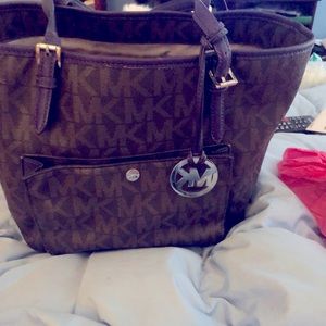 MK handbag trimmed in Purple